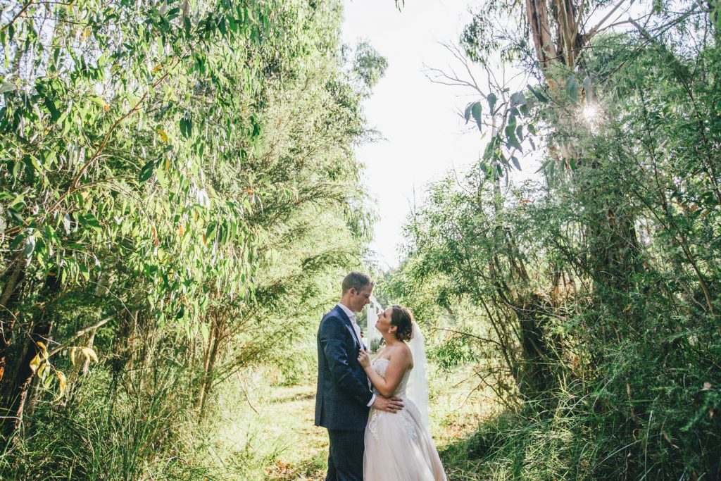 bridal photo session at Yarra Valley Estate